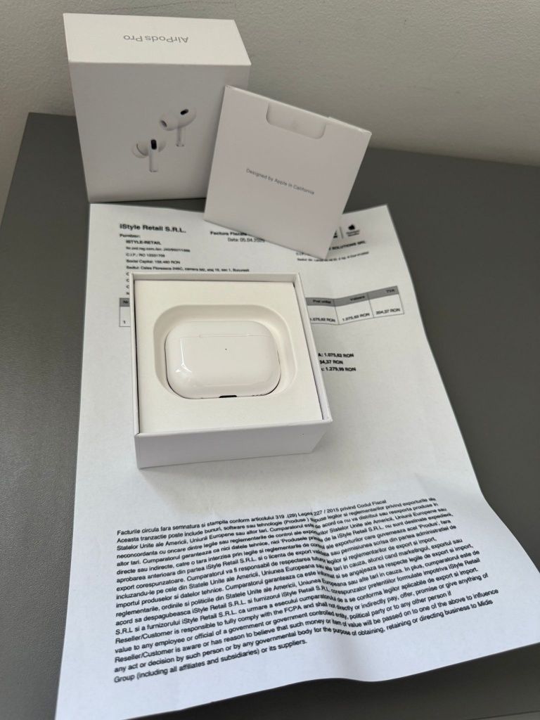 Airpods pro 2 originale (factura din istyle)