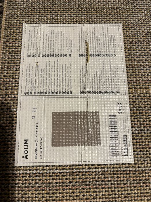 Covor gri 80/150- Adum Ikea- set 2 bucati