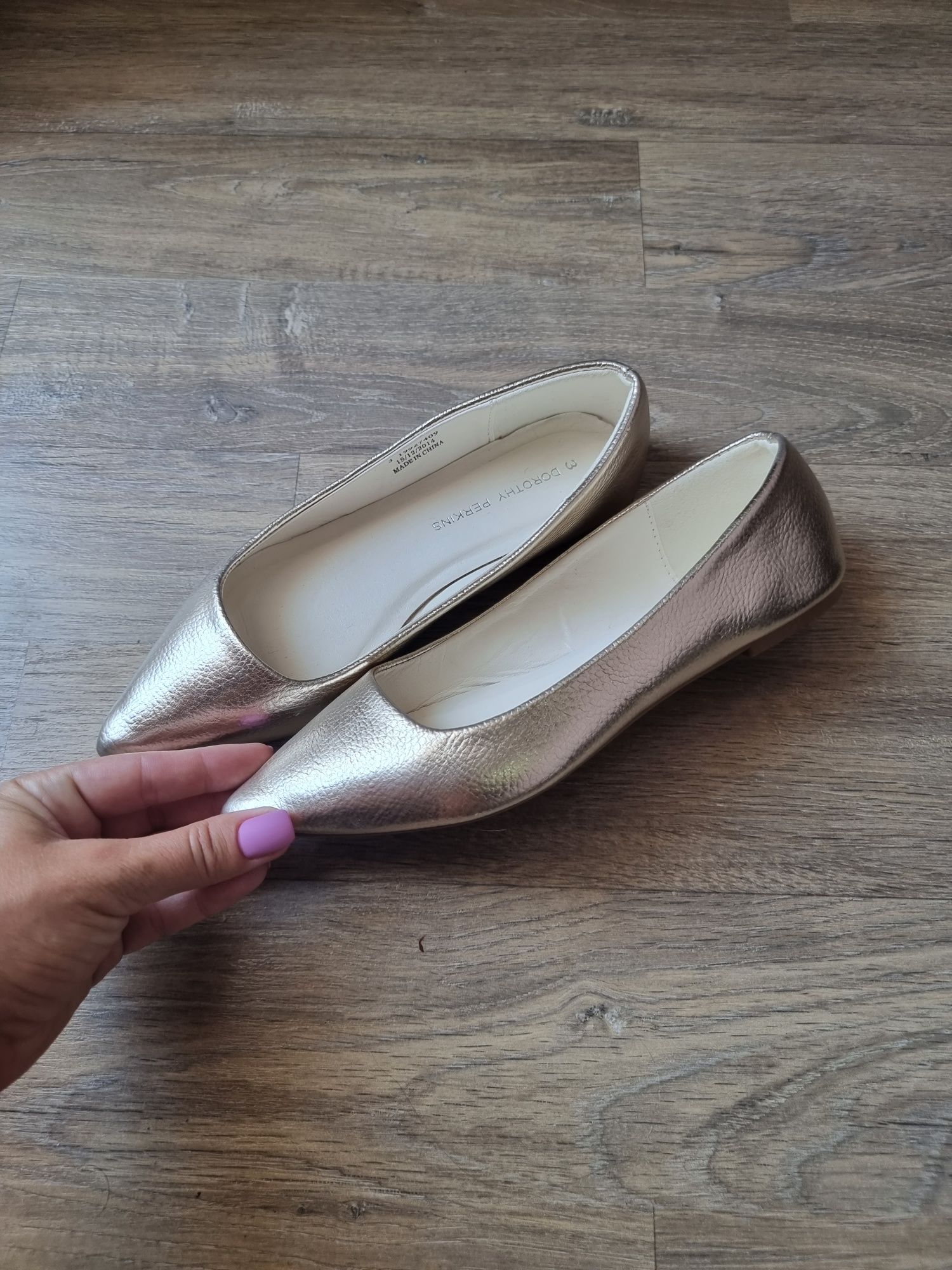 Balerini din piele Dorothy Perkins 36