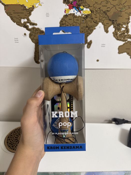 Kendama krom pop