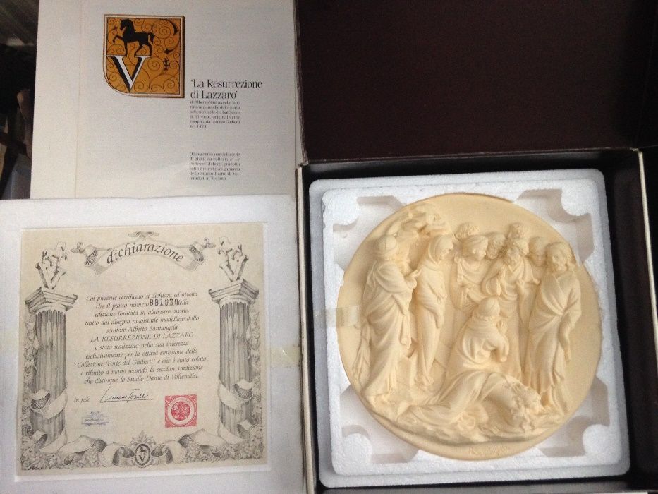 Placa Studio Dante de volteradici , la resurrezione di lazzaro