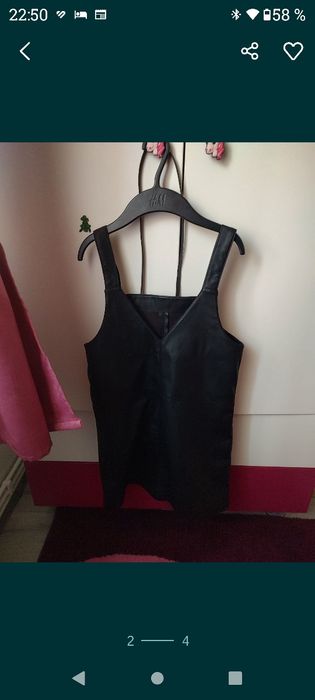 Sarafan fete imitație piele