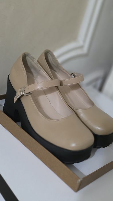 Женские туфли на платформе, очень мягкие, корейские