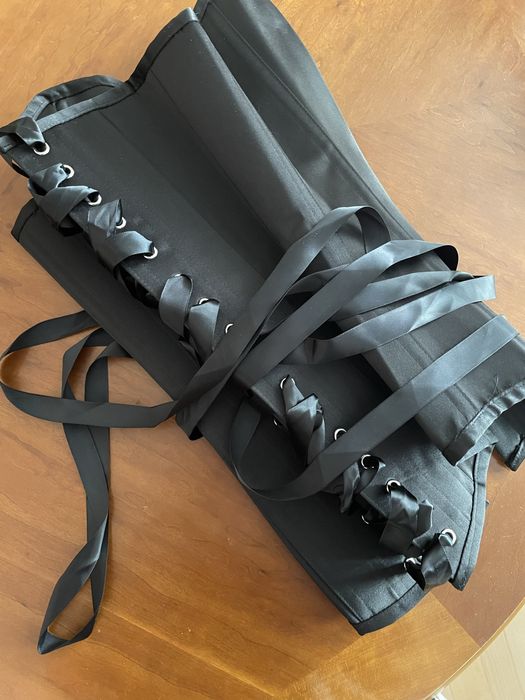 Черен сатенен корсет Corset Story - нов