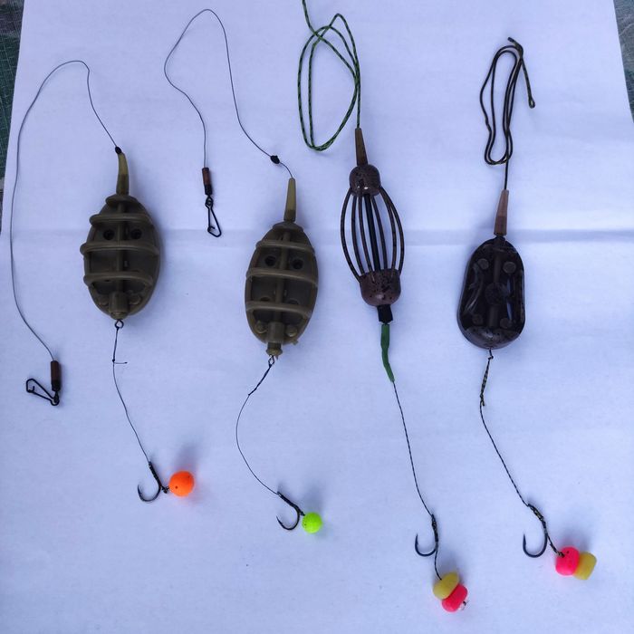 Set 4 Monturi de  CRAP Metod Feeder