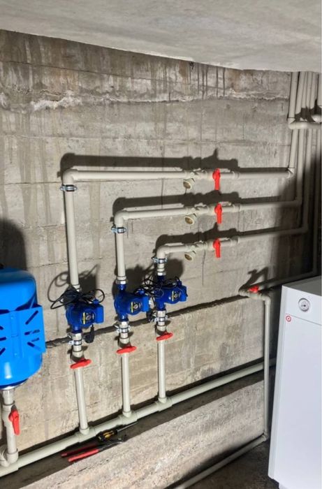 Установка котлов,тёплый пол.