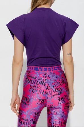 Дамско боди Versace Jeans Couture Purple Body With Logo