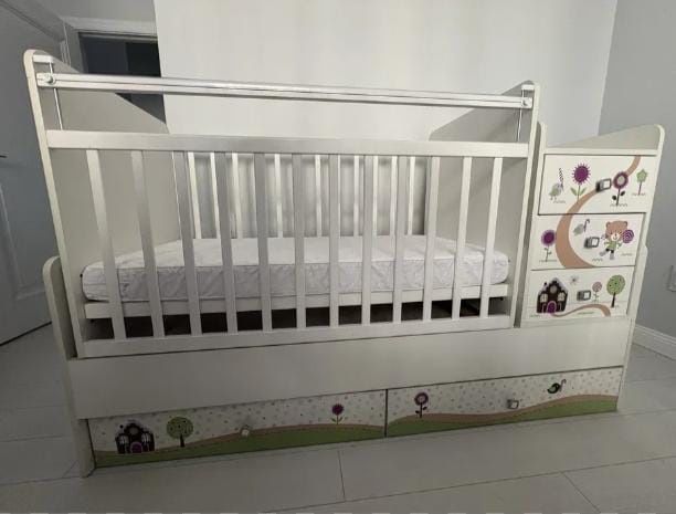 Детский манеж с кроваткой