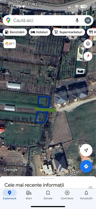 Teren intravilan parcele de vanzare în Cihei - Sânmartin