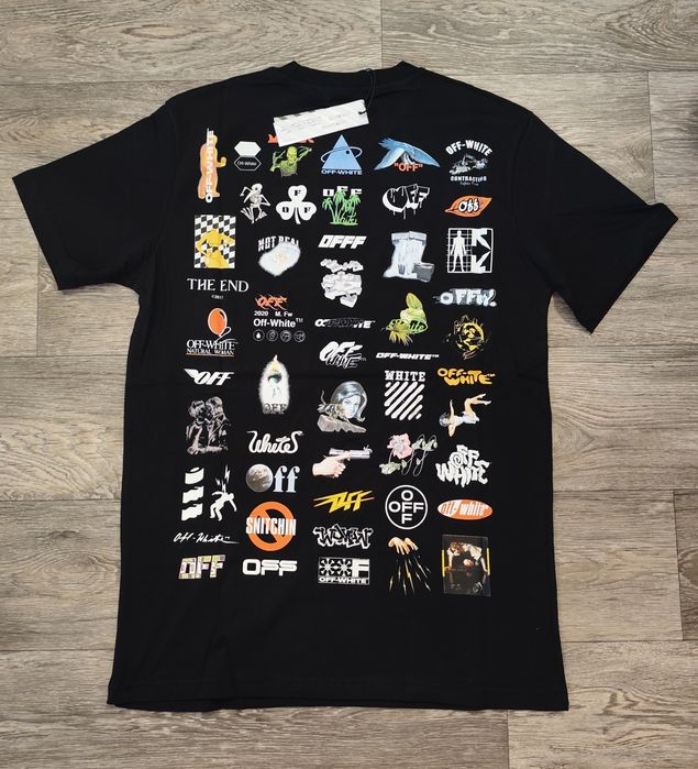 Мъжка детска тениска фланелка Off White блуза 100% памук 2024