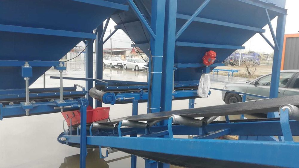 Buncăre si benzi dozare agregate, dozatoare nisip piatră