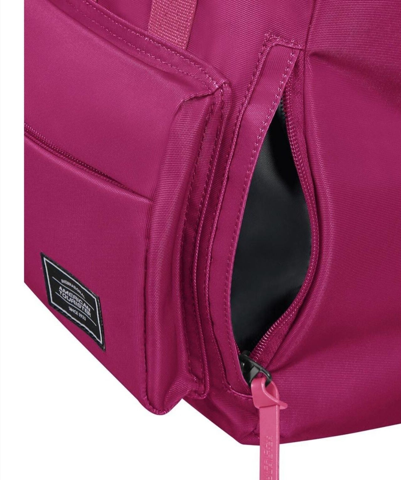 Нова розова и лилава раница American Tourister