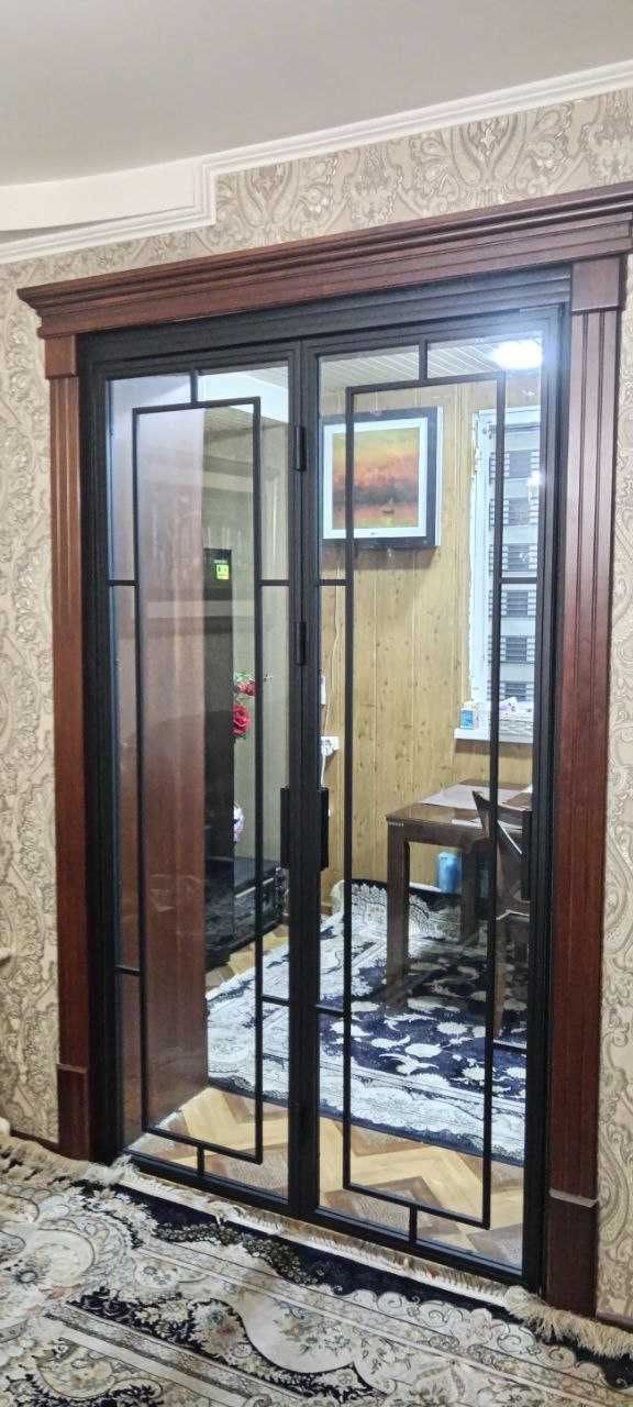 Раздвижные двери и перегородки в стиле лофт.