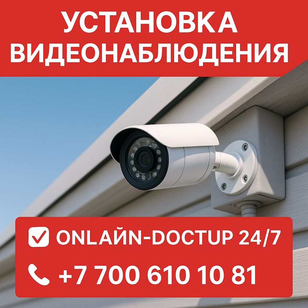 Установка видео наблюдения