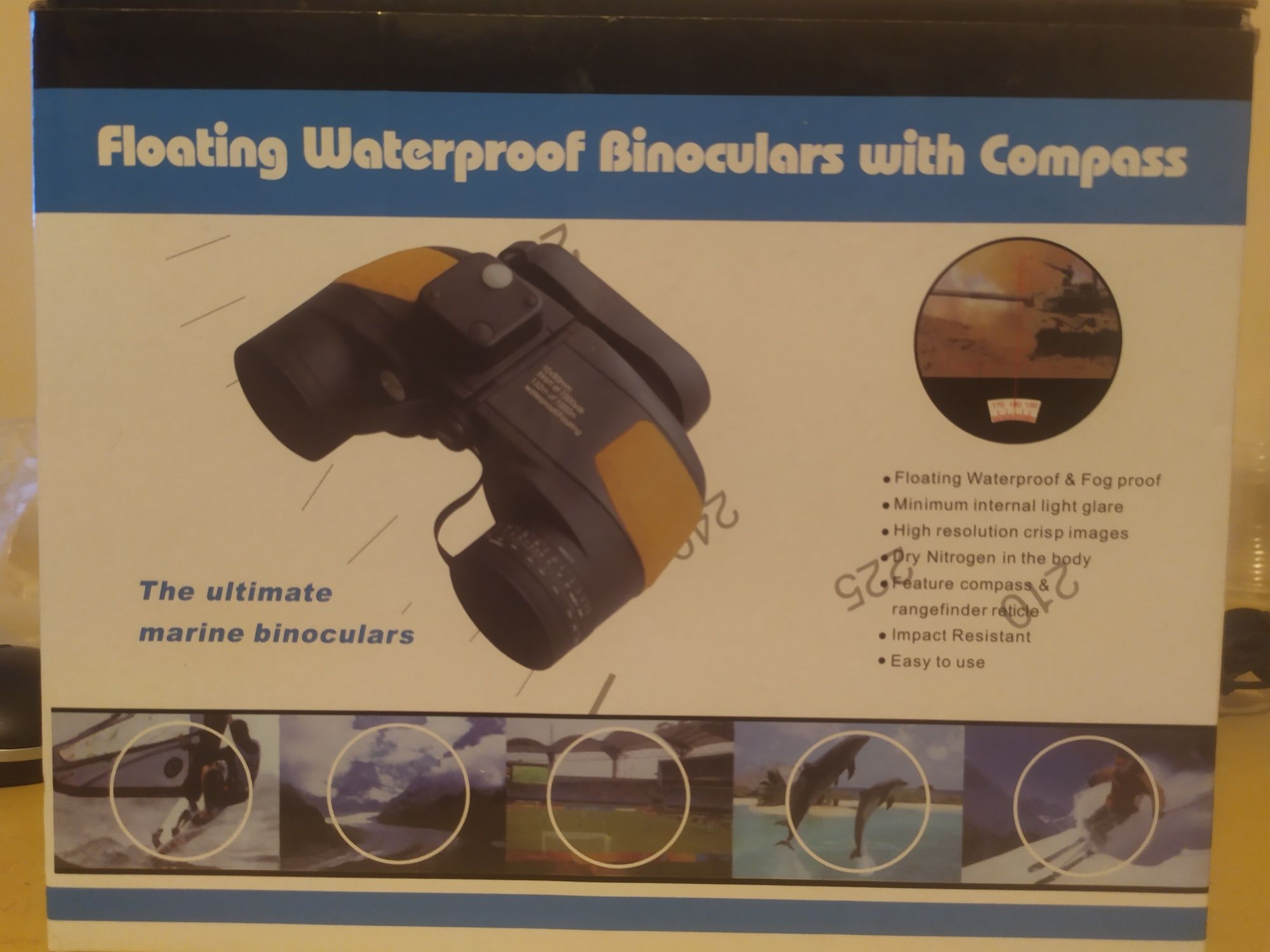 Бинокль MILITARY Waterproof Floating 10х50