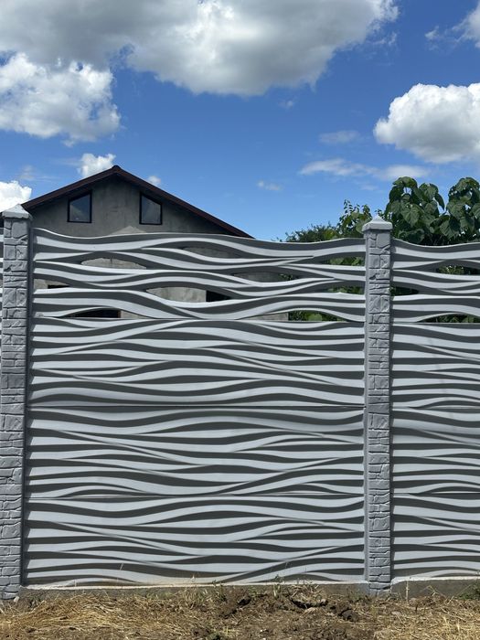 Gard beton- placi de beton 40 de modele in stoc