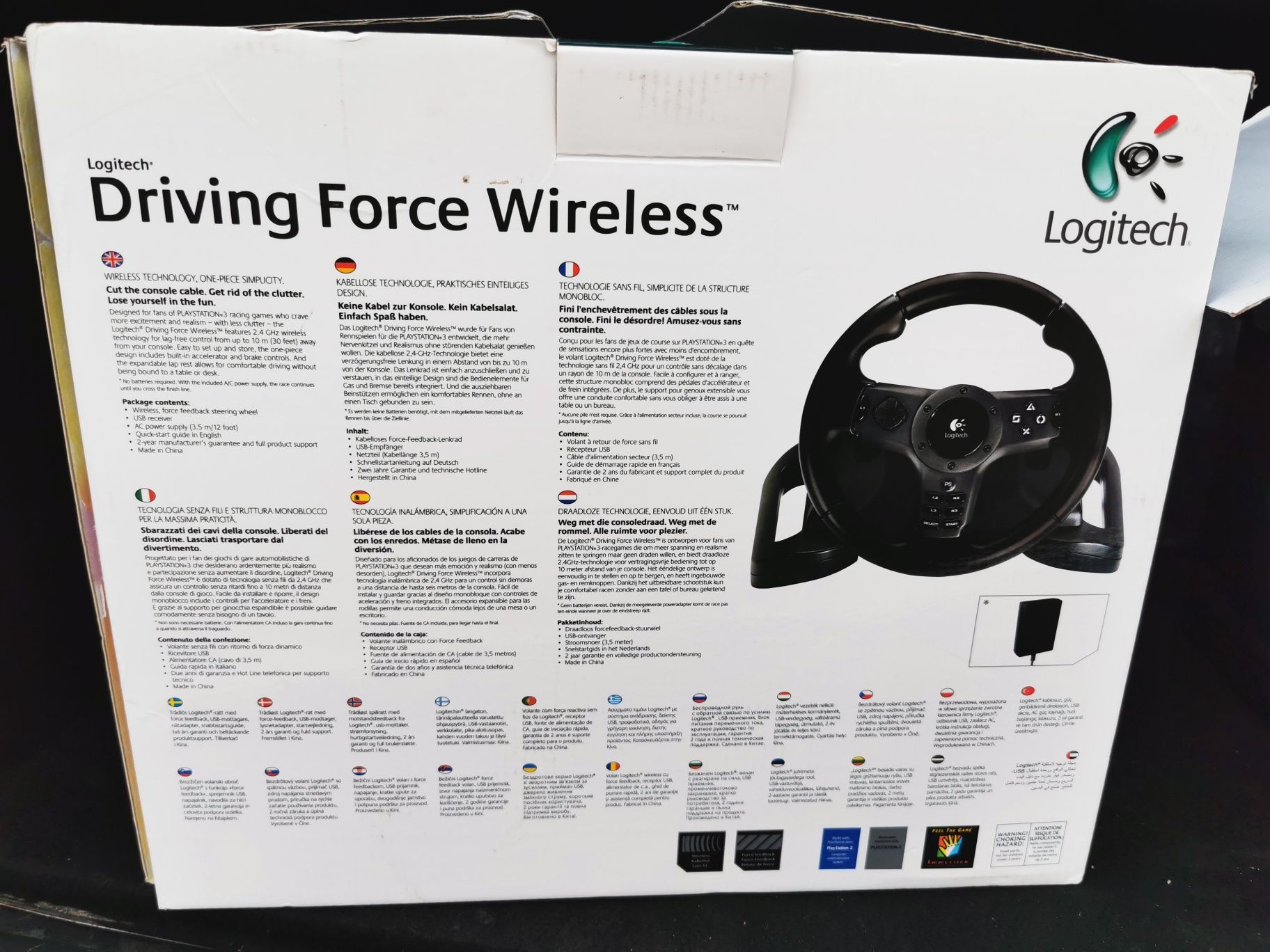 Volan Logitech Driving Force Wireless E-x5d12 Ps3