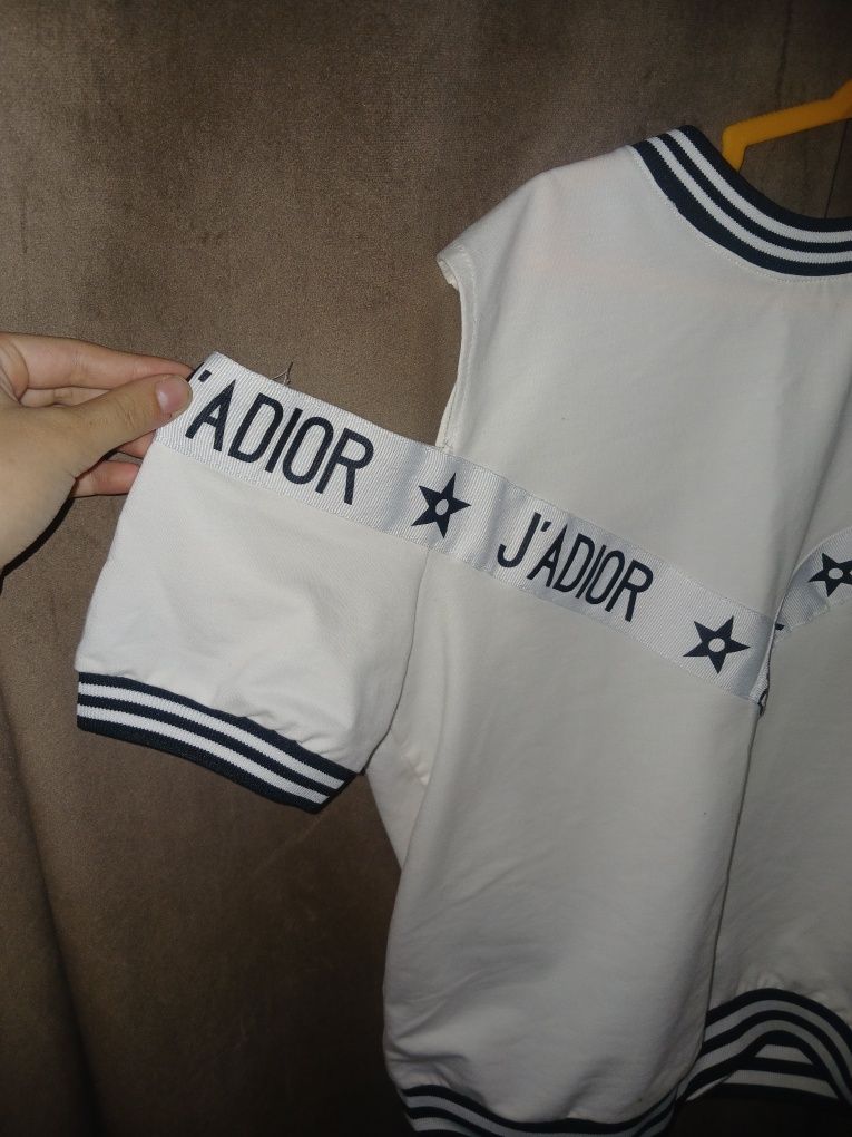 J'ADIOR DIOR qollari modniy Futbolka Футболка J'ADIOR