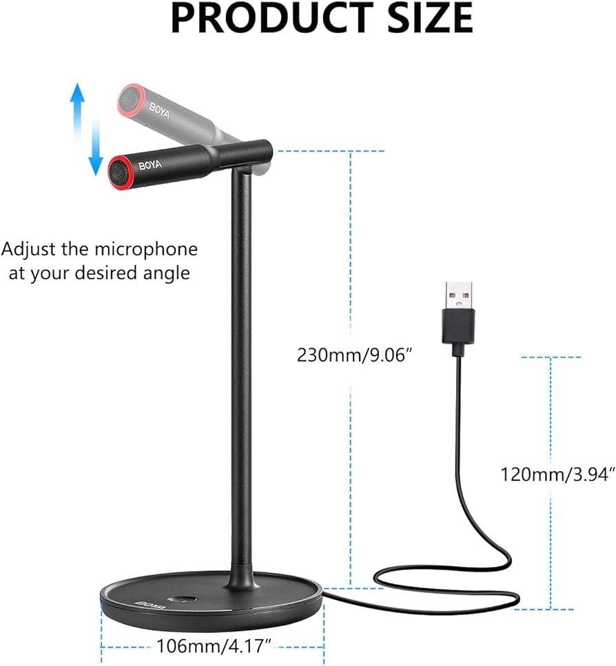 BOYA BY-CM1 настольный кардиоидный USB-микрофон