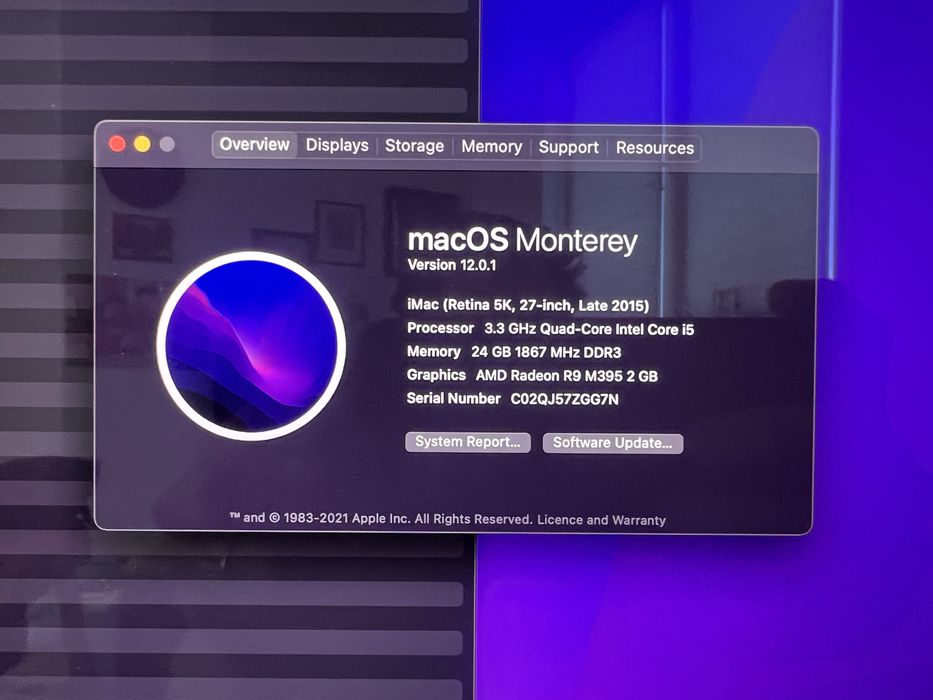 Imac 27” Retina 5K
