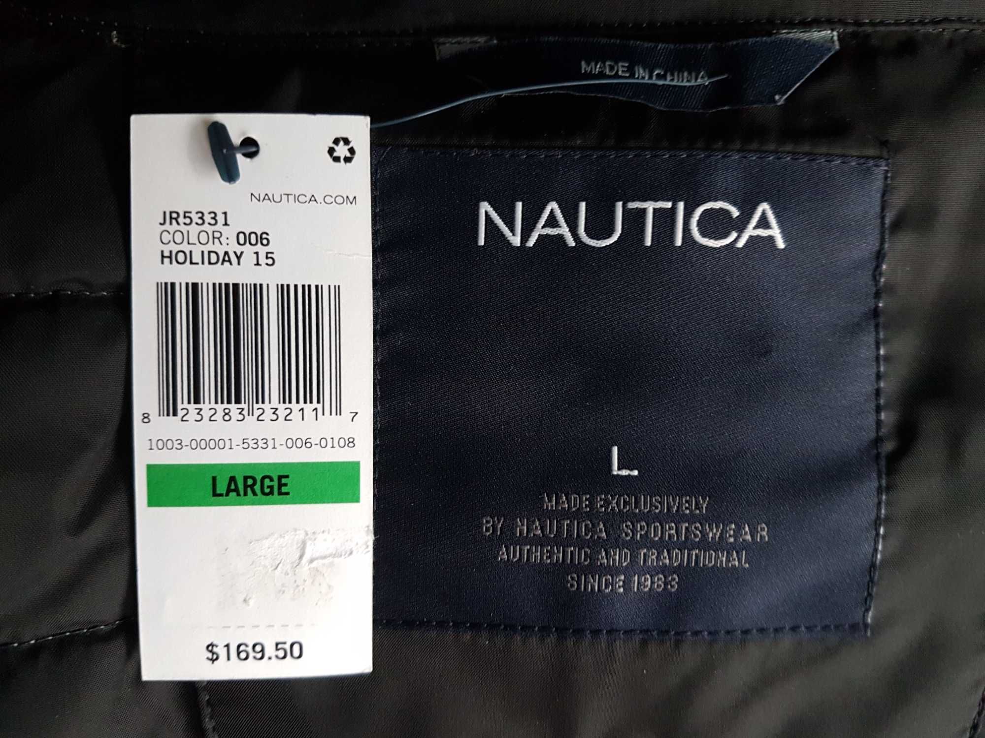 Ново мъжко пухено яке NAUTICA есенно-зимно размер L