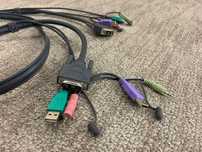 roline - switch kvm | DVI , usb tastatura, usb mouse, boxe, microfon