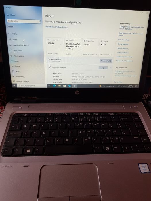 Vand laptop  hp.