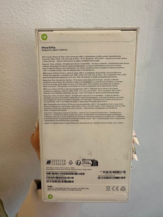 IPhone 15 plus black 128gb