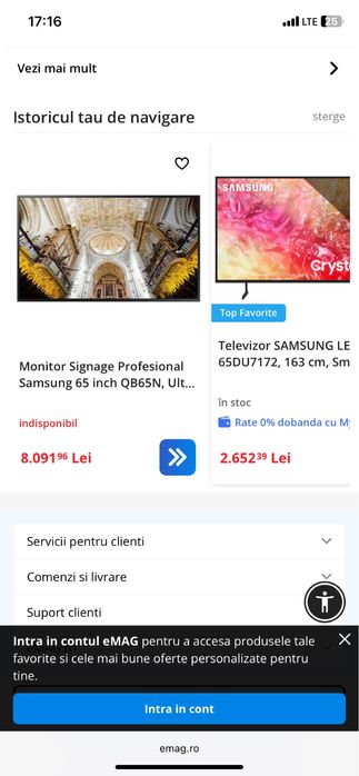 Monitor tv 165cm Samsung display comercial 65’ full Hd