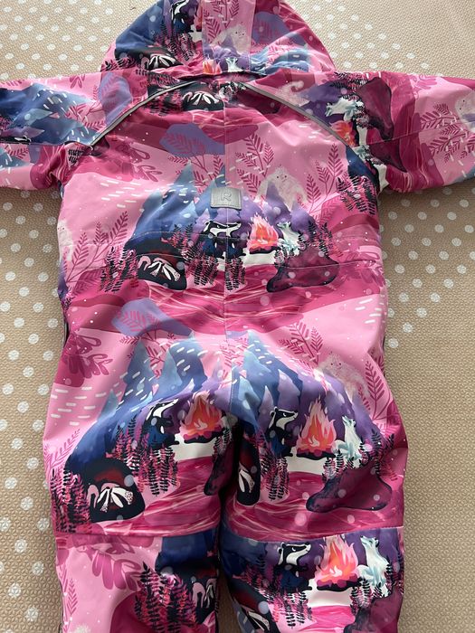 REIMA LANGNES pink, 74, ca nou, salopeta iarna