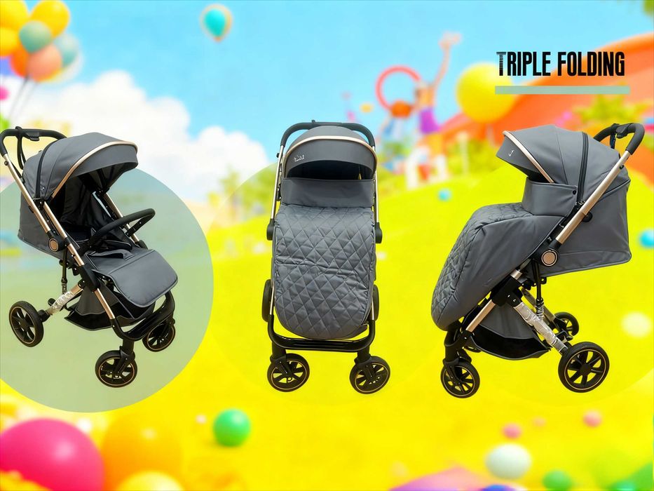 Коляска 3 в 1. Совершенно новая.