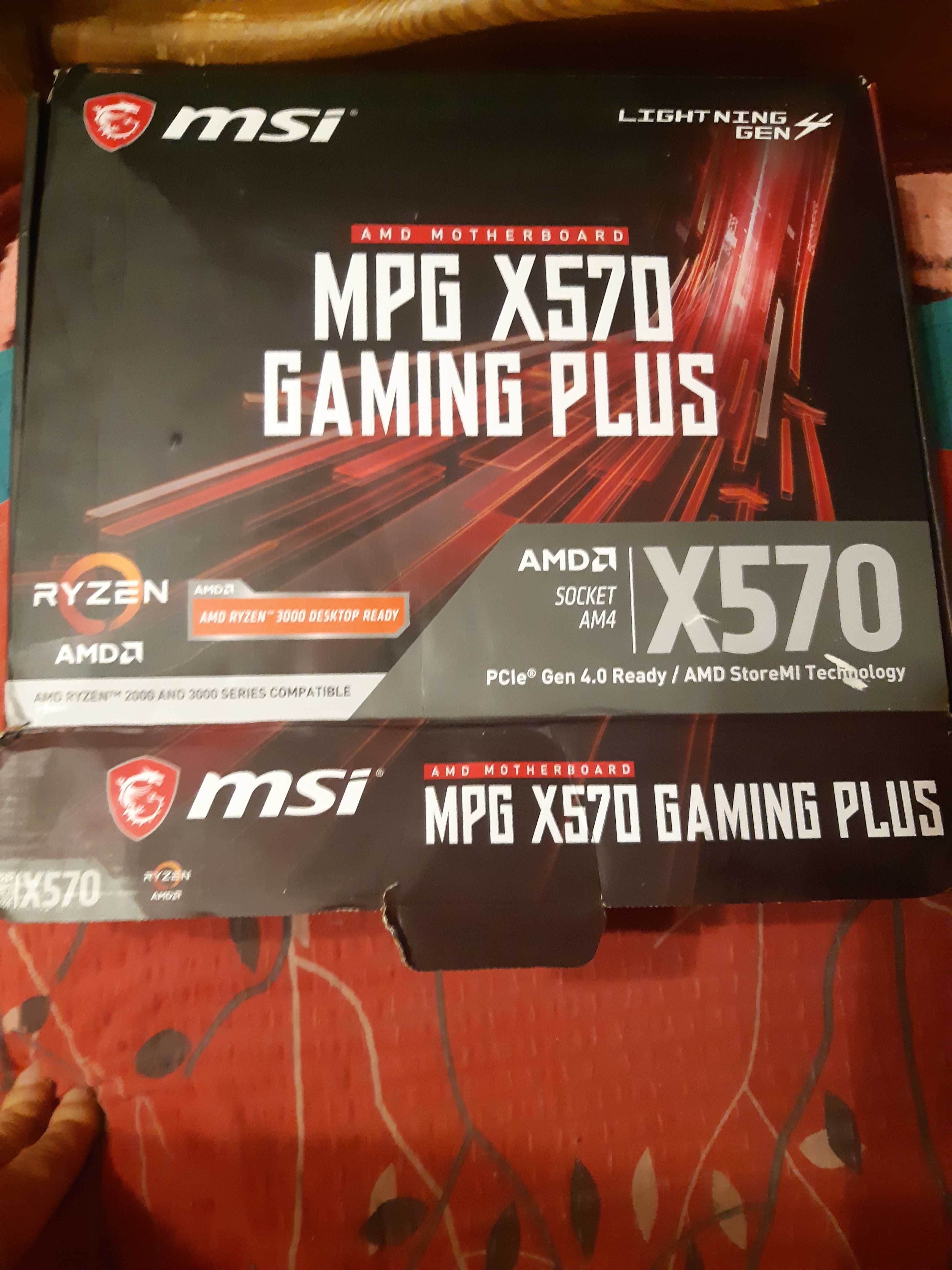 Placa baza MSI MPG X570 GAMING PLUS, ca noua, ca in poze!!