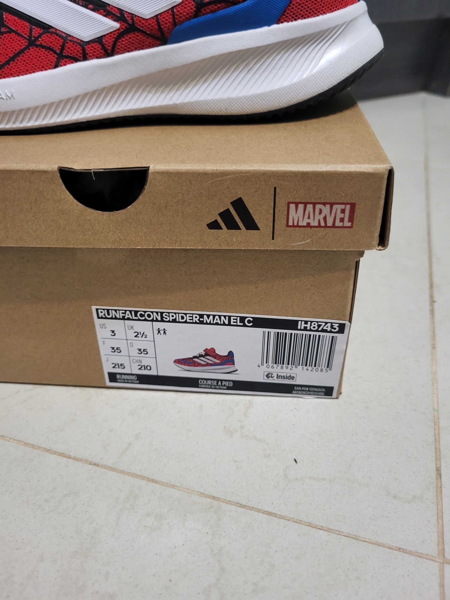 Маратонки Adidas spider-men