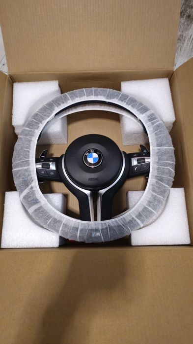 Нов Bmw M sport волан + подарък/ F10 F11 F20 F30 F31 F32 F33 F36 F06