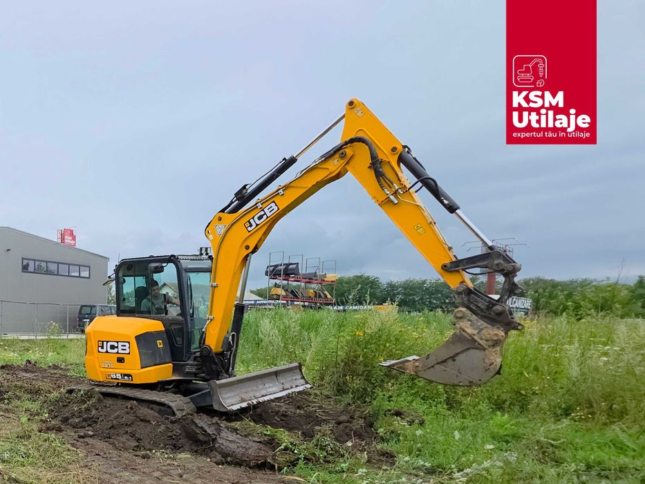 JCB 65R-1 SH (2019) – Midi Excavator 6.7t, 3470h, AC, Garanție!