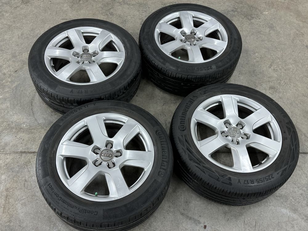 17” Джанти Audi 5x112 + Гуми 225/55/17