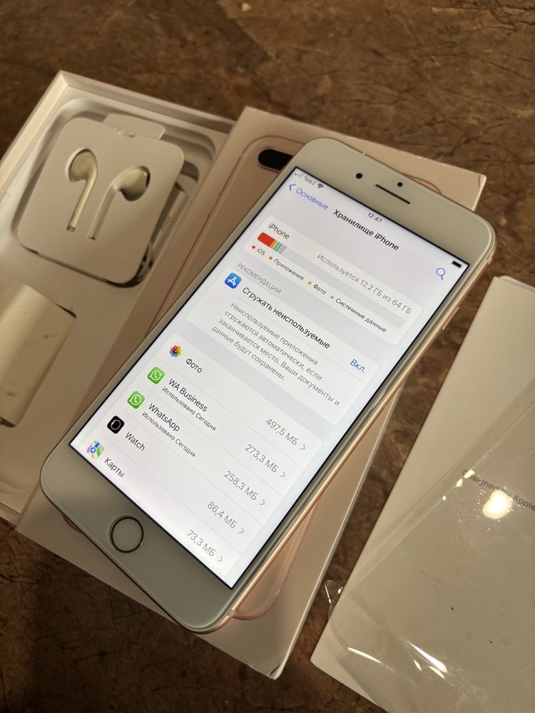 iPhone 8 plus 64гб Полный комплект