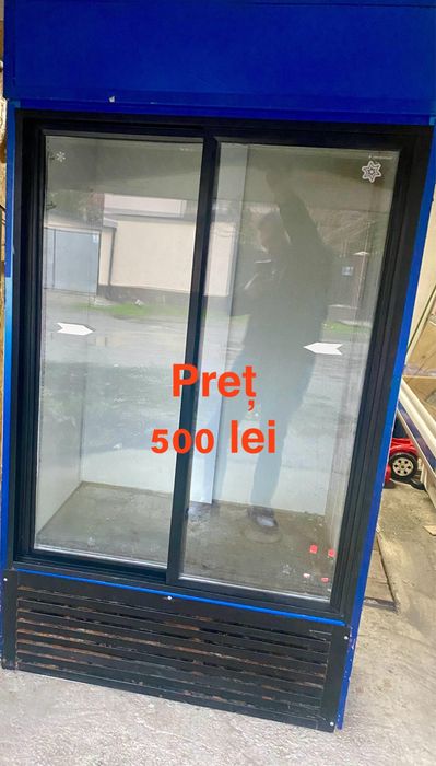 Vitrină congelator vertical de inox, vitrina mezeluri, vitrină  mezel.