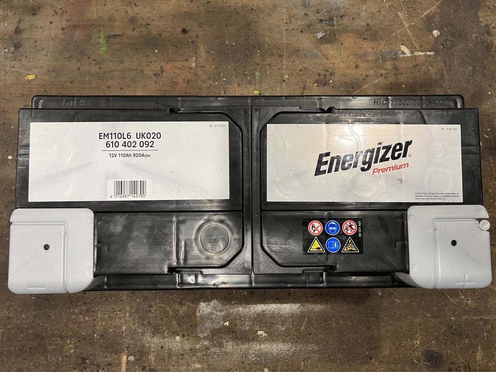 Акумулатор 12V Energizer 110Ah 920A