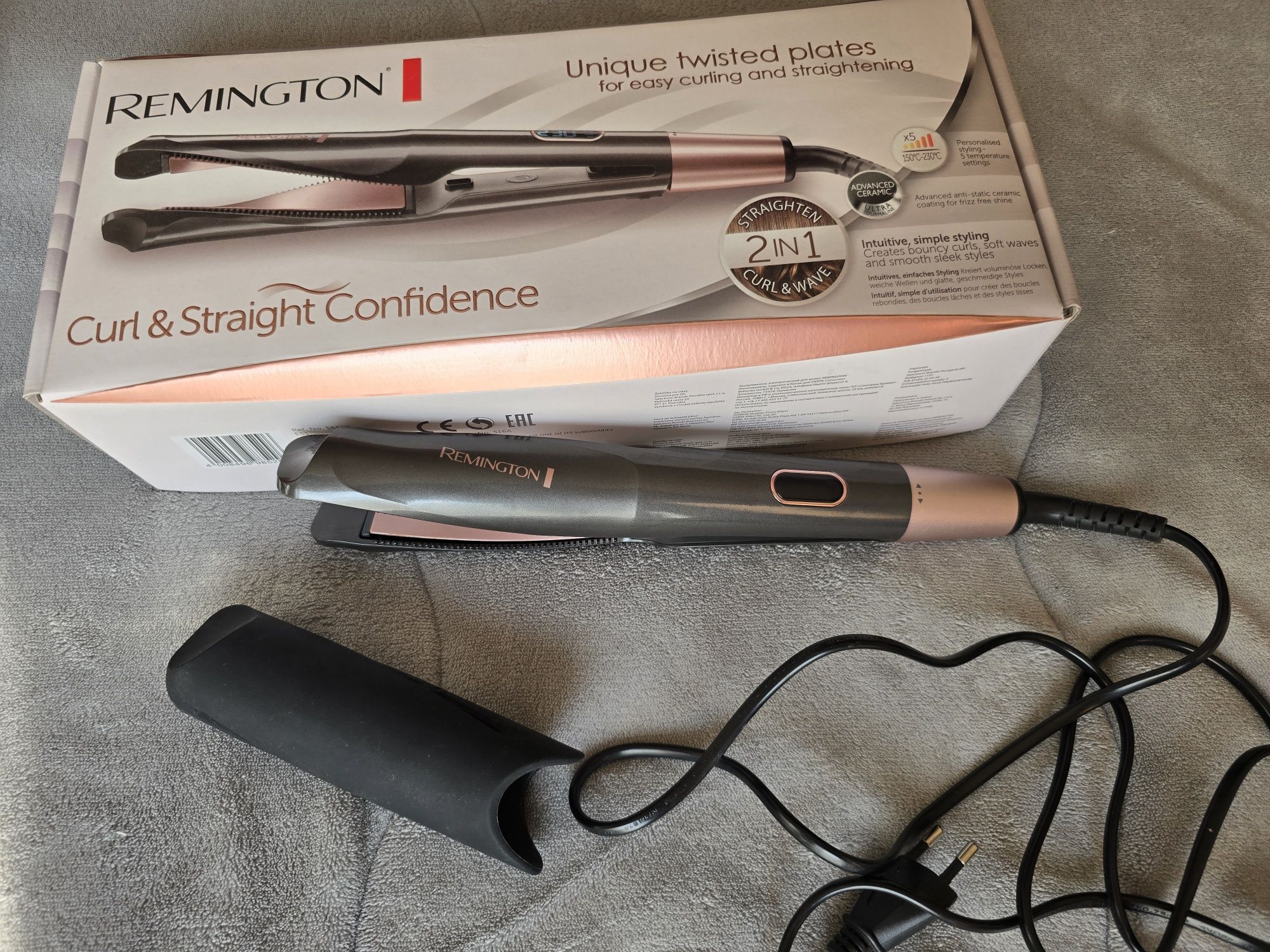 Преса за коса Remington S6606 curl and straight confidence