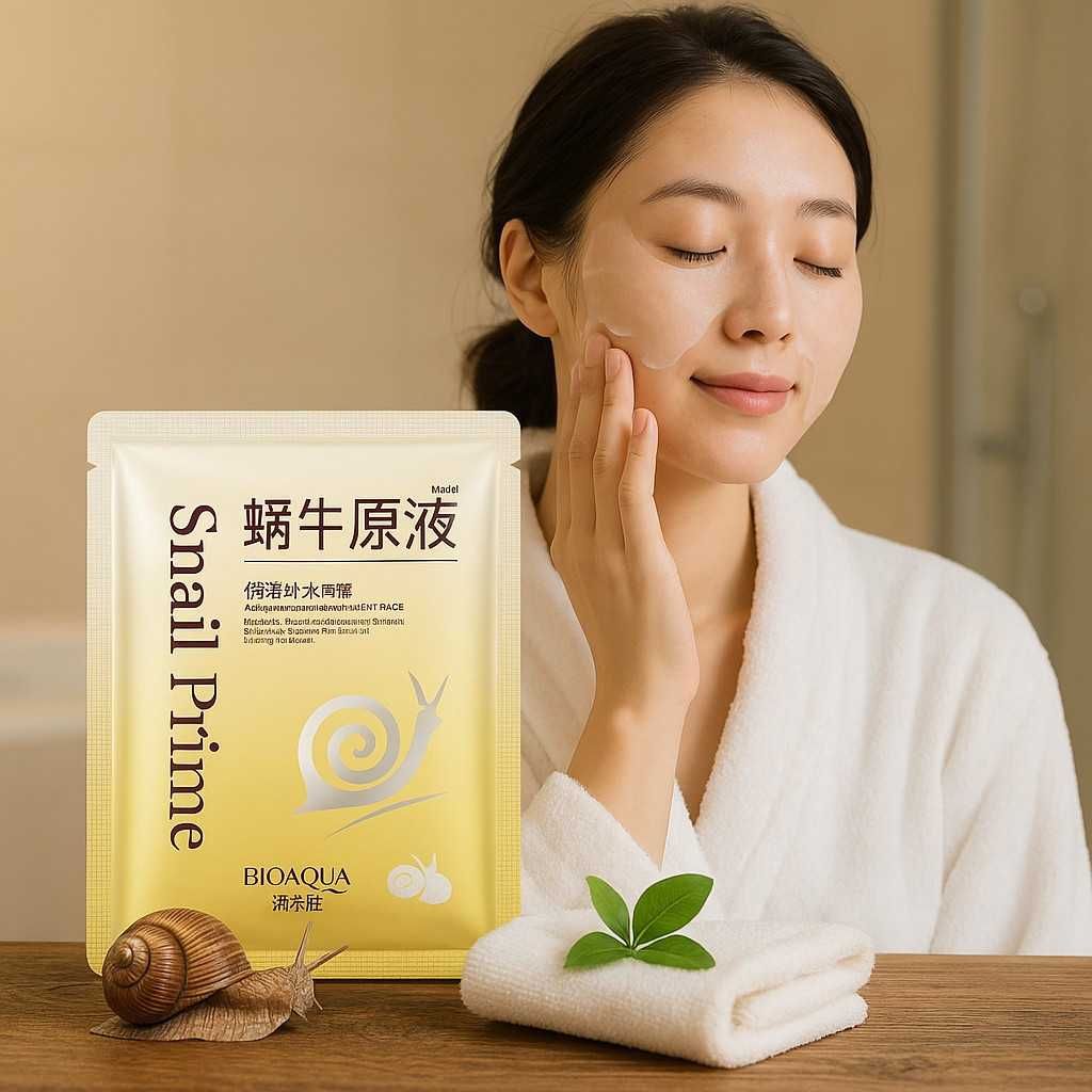 Маска за лице с екстракт от слуз на охлюв Snail Essence Mask