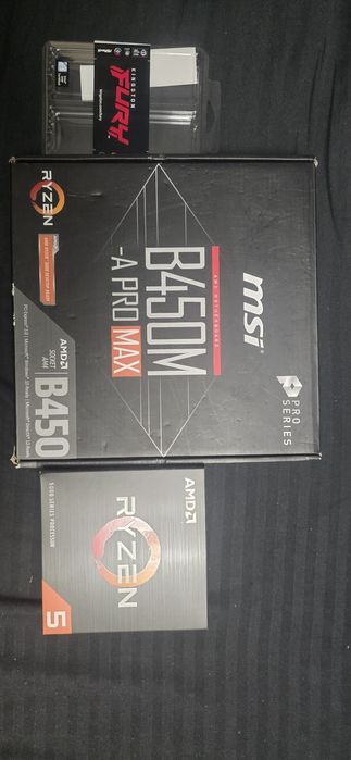 RAM DDR4 3200 CL 16 + placa de baza msi b450m-a pro max