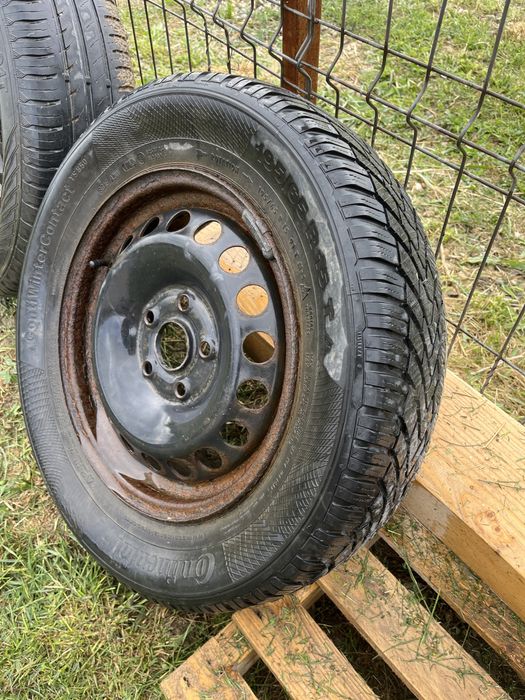 Set jante si cauciucuri vara  set preluat de pe golf, passat gama vag.