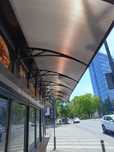 Copertina Aluminiu/ABS cu policarbonat/plexiglass pentru usa/geam HH