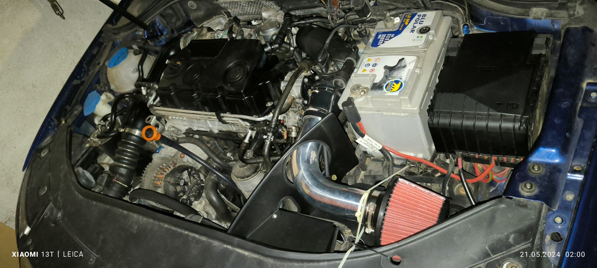 HeatShield за Aftermarket интейк за PASSAT B6,B7 , GOLF 5 , Skoda, Sea