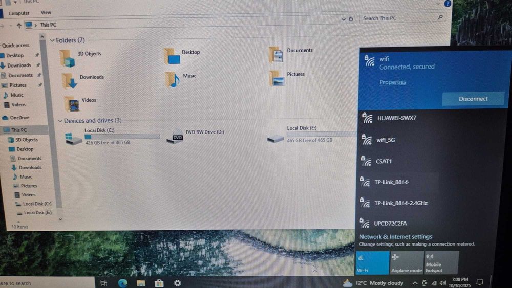 Vand desktop Lenovo S510 i5 complet cu monitor si periferice