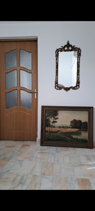 Tablou vechi , pictură în ulei pe pânză