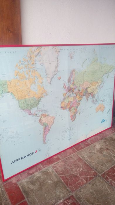 Harta lumii, tablou,