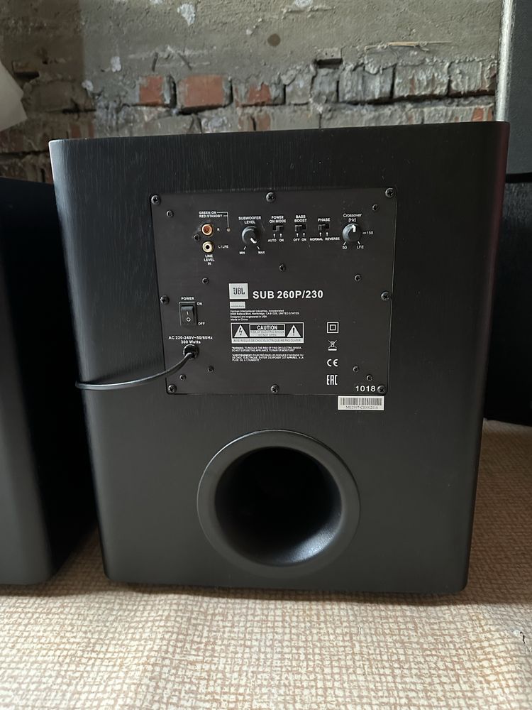 Jbl sub 250p /230  subwoofer