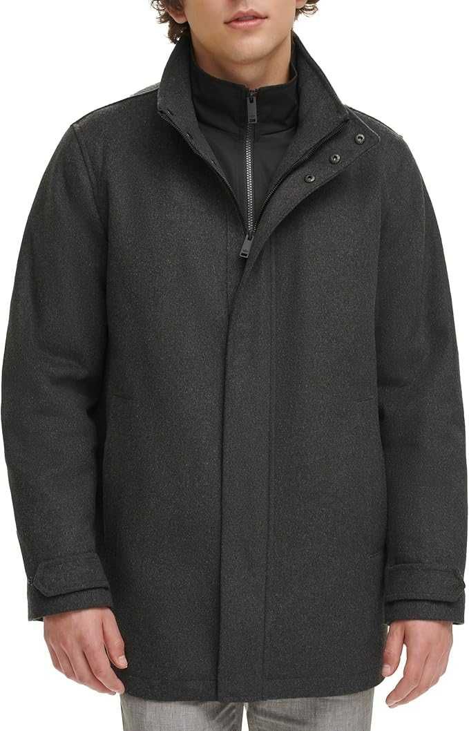 Новое шерстяное полу пальто DOCKERS (Levi's) из США.  Размер L / 2XL